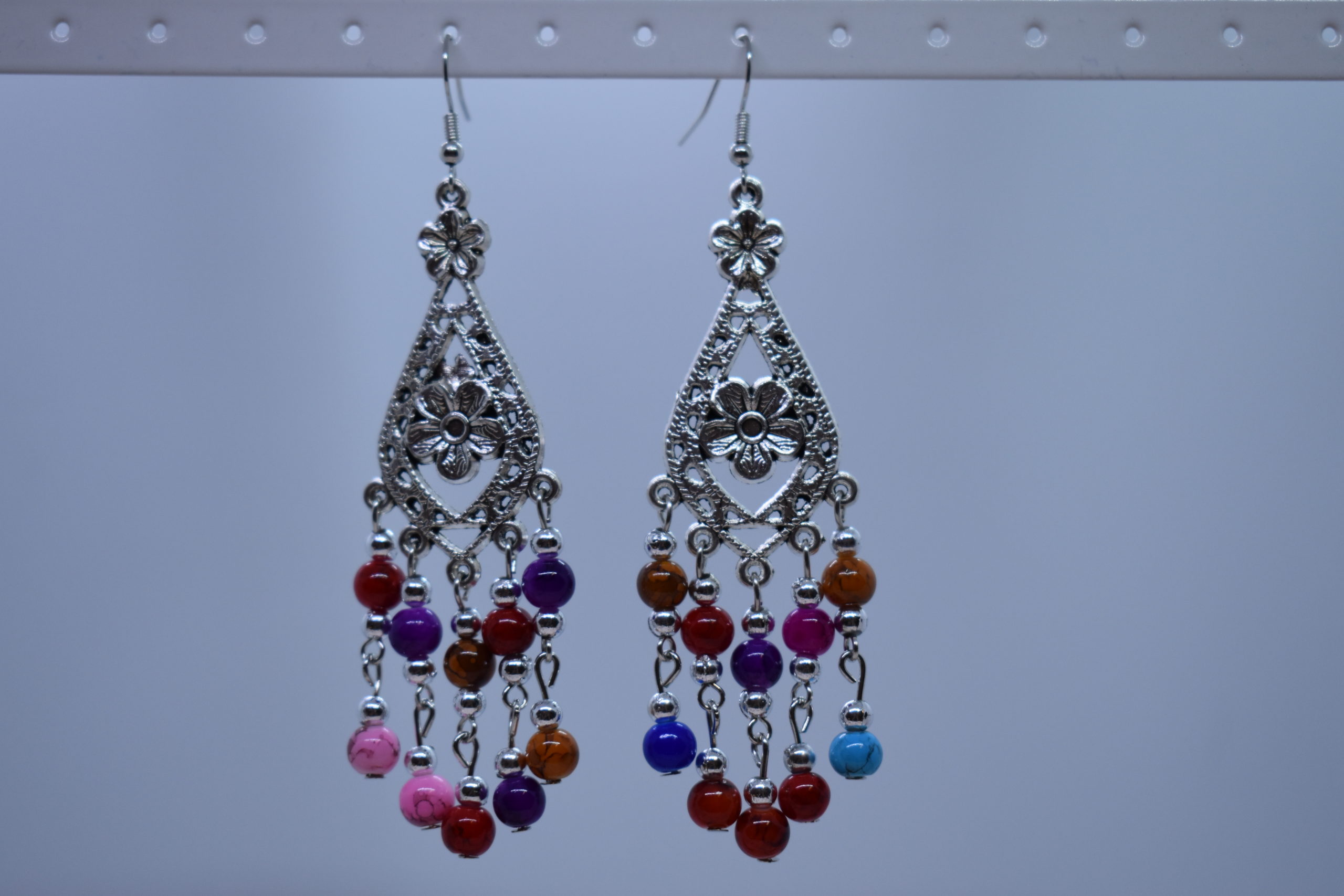 Crystal Earrings agate chandelier